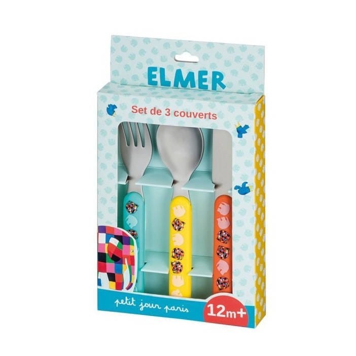 Zestaw sztućców nóż widelec łyżka Elmer - Petit Jour Paris