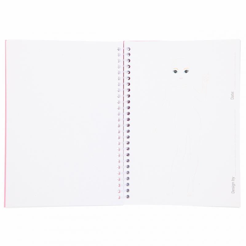 Szkicownik z Naklejkami Modelki róż - Top Model