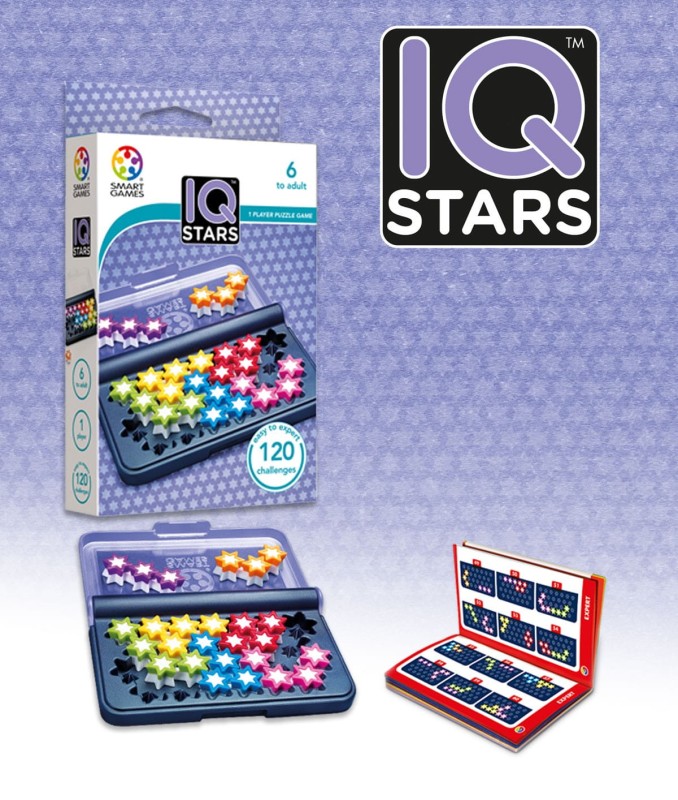 Gra logiczna 6+ IQ Stars PL- Smart Games