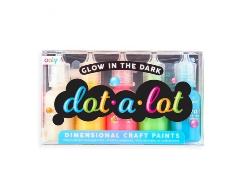 Farby Kropkowe Świecące w Ciemności Dot-A-Lot - Ooly