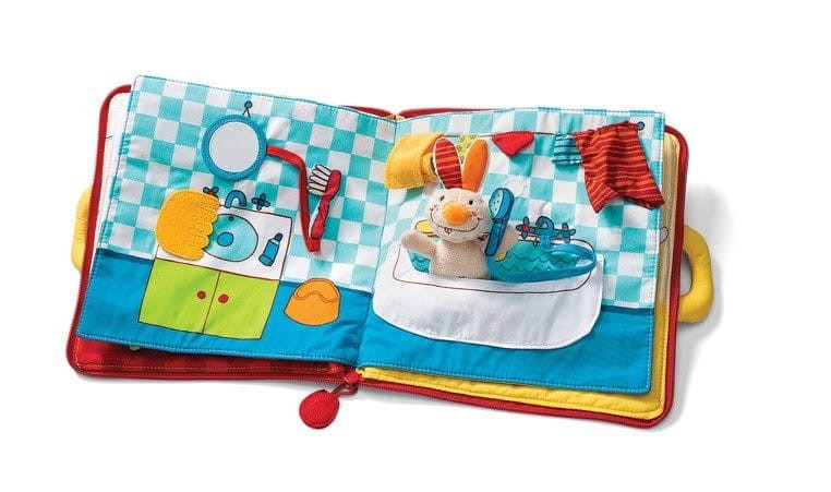 Książeczka Sensoryczna miękka Śpij dobrze, Króliczku - Lilliputiens