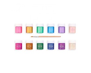 Farby akrylowe 6 Perła & 6 Brokat Cosmic Shine - Ooly