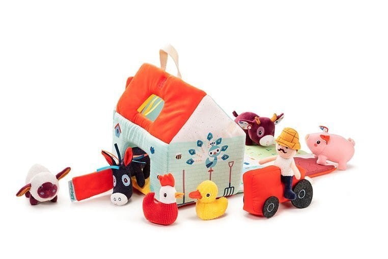 Pluszowy Domek Farma, Rolnik i Zwierzątka - Lilliputiens