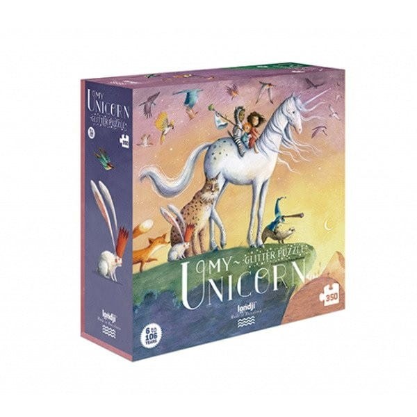 Błyszczące Puzzle My Unicorn 350 el. - Londji