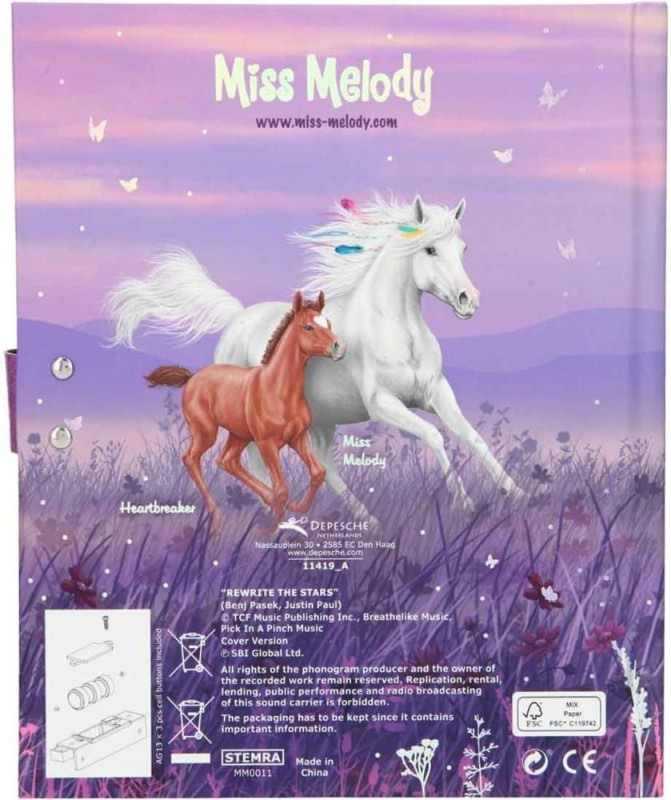 Pamiętnik na Kod z Piosenką Konie - Miss Melody