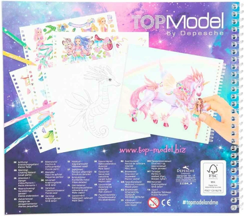 Kolorowanka z Naklejkami Friend FantasyModel - TOPModel