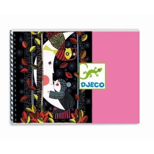 Wydrapywanka Niesamowita noc 4 szt.- Djeco