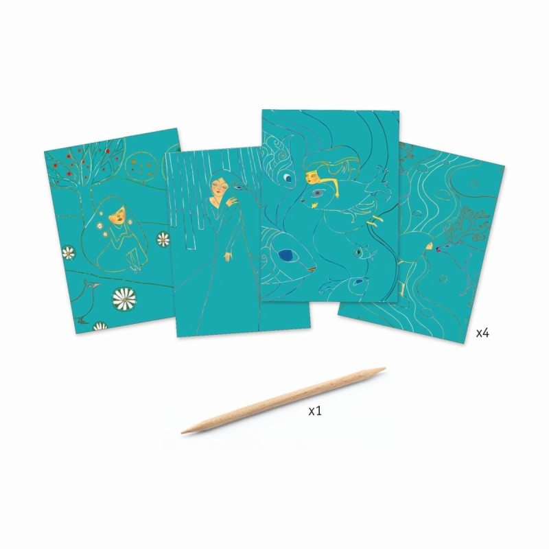 Wydrapywanki sen Ondine - Djeco