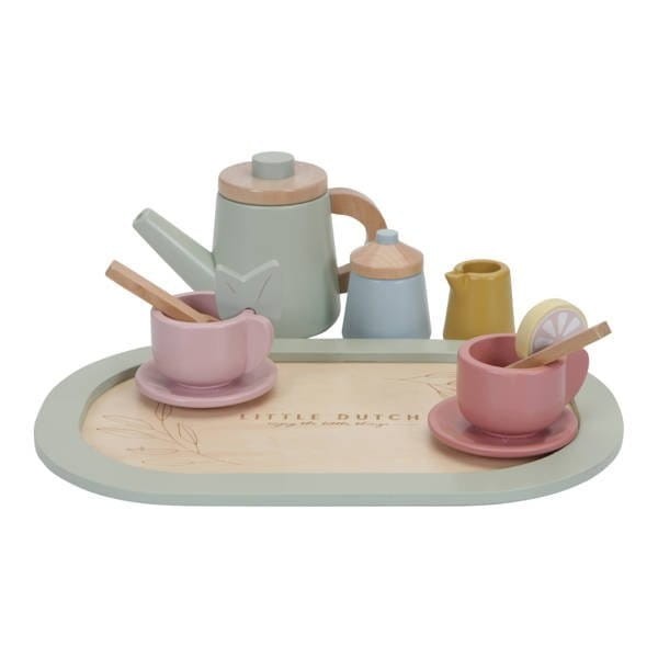 Drewniany zestaw herbaciany Tea set - Little Dutch