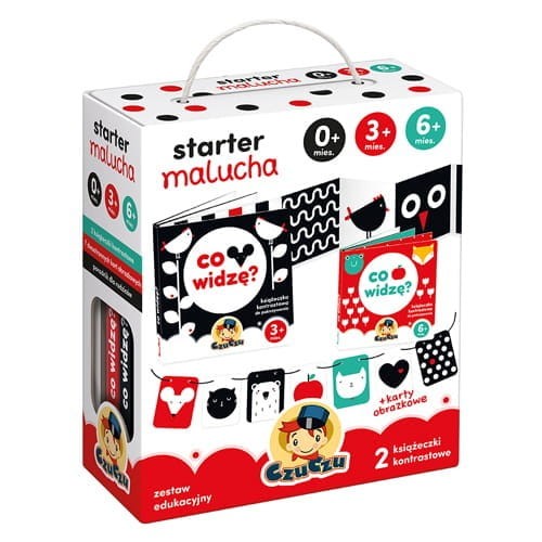 Starter malucha. Zestaw edukacyjny + karty obrazkowe - CzuCzu