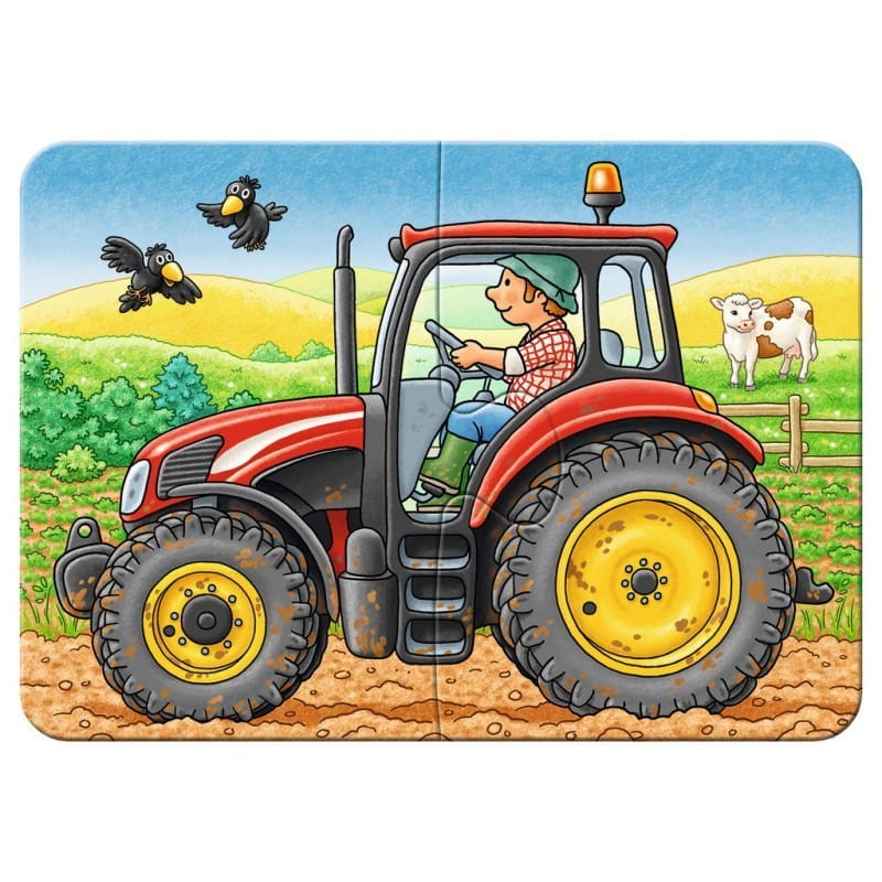 Puzzle progresywne Pojazdy 2,4,6,8 elementów - Ravensburger