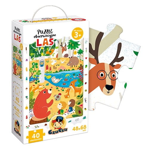 Puzzle obserwacyjne Las 40 el. - CzuCzu
