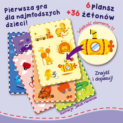 Gra Loteryjka. Kolory (plansze + żetony) - Kapitan Nauka