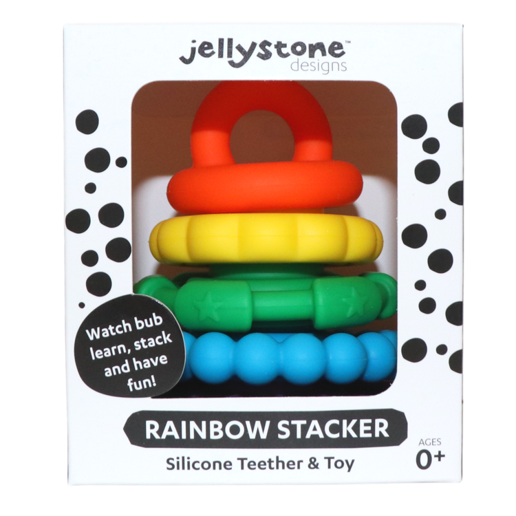 Sensoryczny gryzak silikonowy Mała Wieża - Jellystone Design