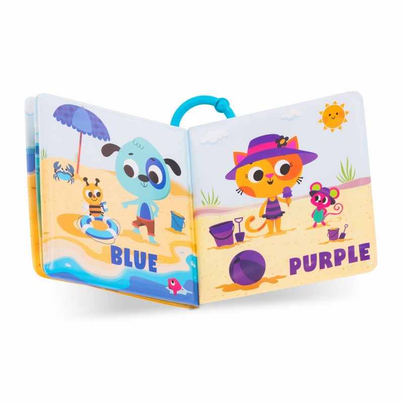 Wodoodporna książeczka do kąpieli Kolory - B.toys