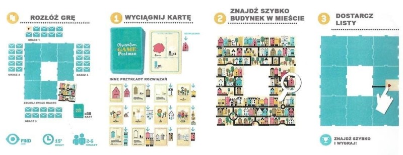 Gra rodzinna Postman Listonosz 3+ wersja podróżna - Londji