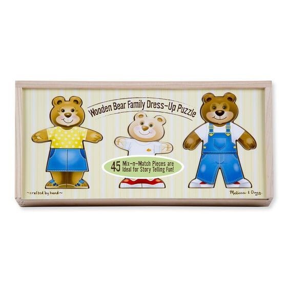 Drewniana Układanka Rodzina Misiów - Melissa & Doug
