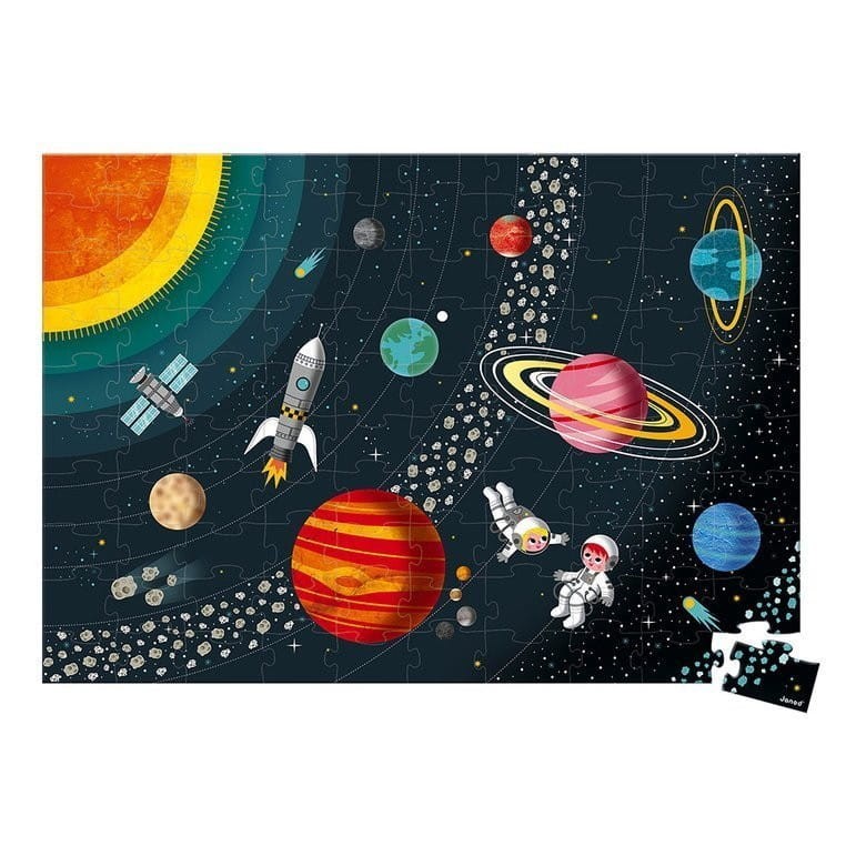 Puzzle Układ Słoneczny Kosmos Planety - Janod