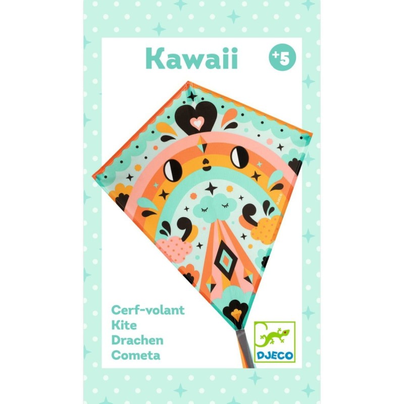 Kolorowy Latawiec ze wstążkami Kawaii - Djeco