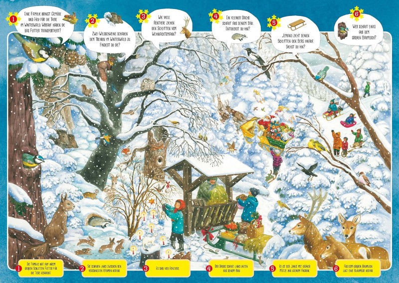 Weihnachtswimmelbuch Anne Suess - po niemiecku