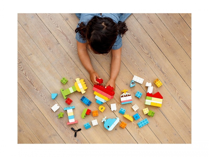 Zestaw Klocków Lego Duplo Pudełko Z serduszkiem 10909