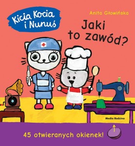 Kicia Kocia i Nunuś. Jaki to zawód? Książka z okienkami