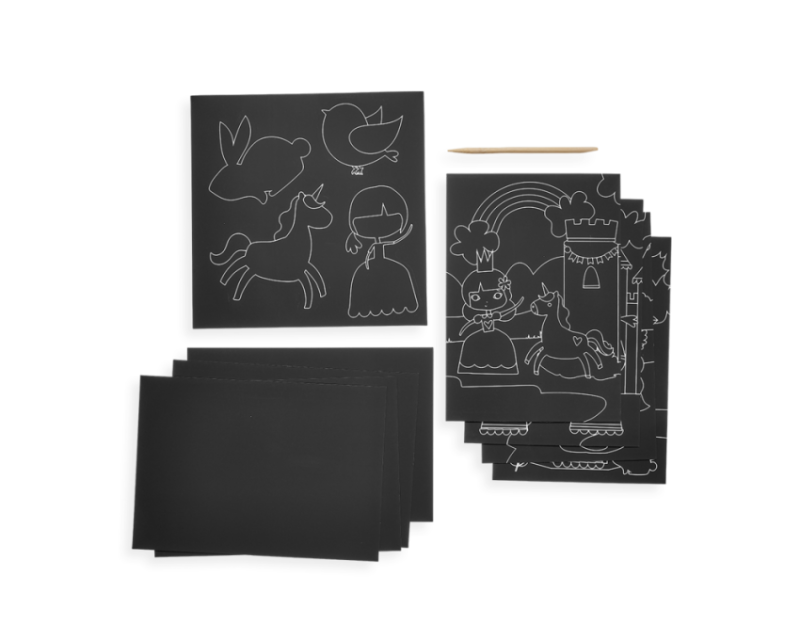 Zdrapywanki Księżniczki Scratch & Scribble - Ooly