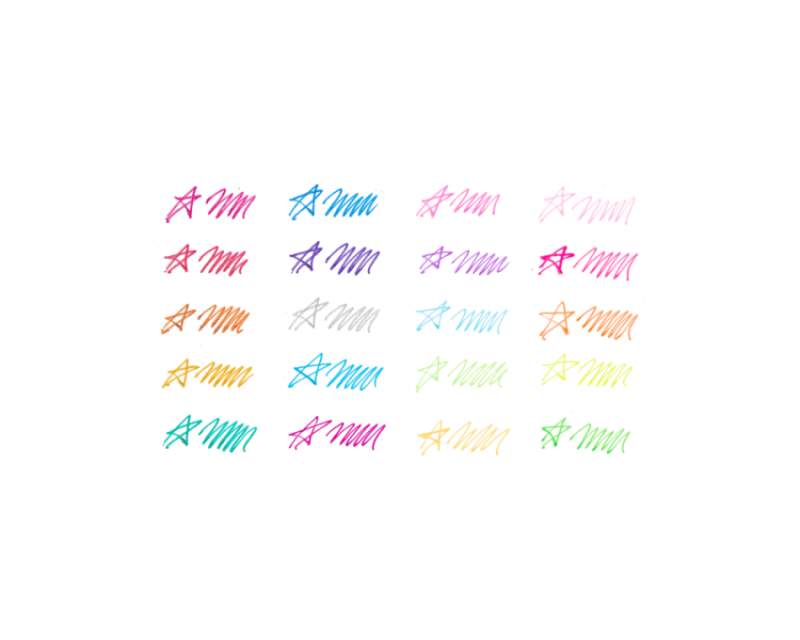 Pachnące Długopisy Żelowe Mini Doodlers 20 szt. - Ooly