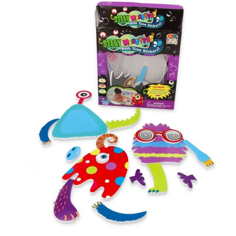 Naklejki z pianki do wanny Potworki - Buddy & Barney