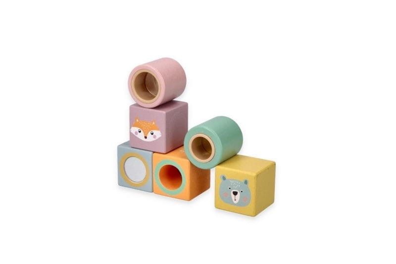 Drewniane Klocki Sensoryczne - Adam Toys