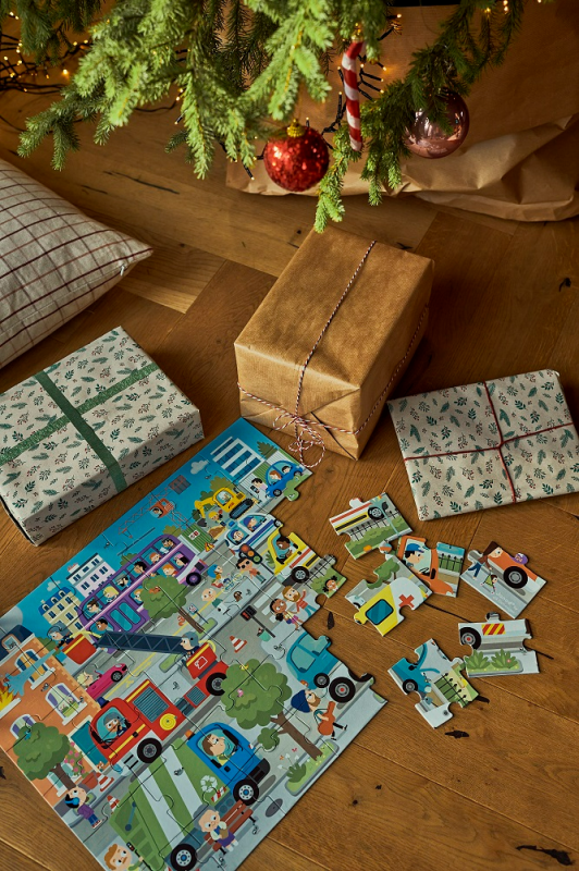 Puzzle w walizce 36 el. Pojazdy - Janod