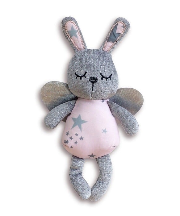 Różowy Jednorożec na Biegunach z Przytulanką - Little Bird Told Me