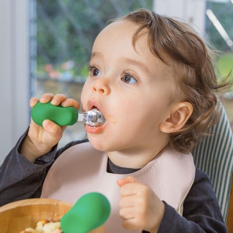 Widelec i łyżka Nana's Manners ETAP 2 Sztućce 1-3 lata Róż