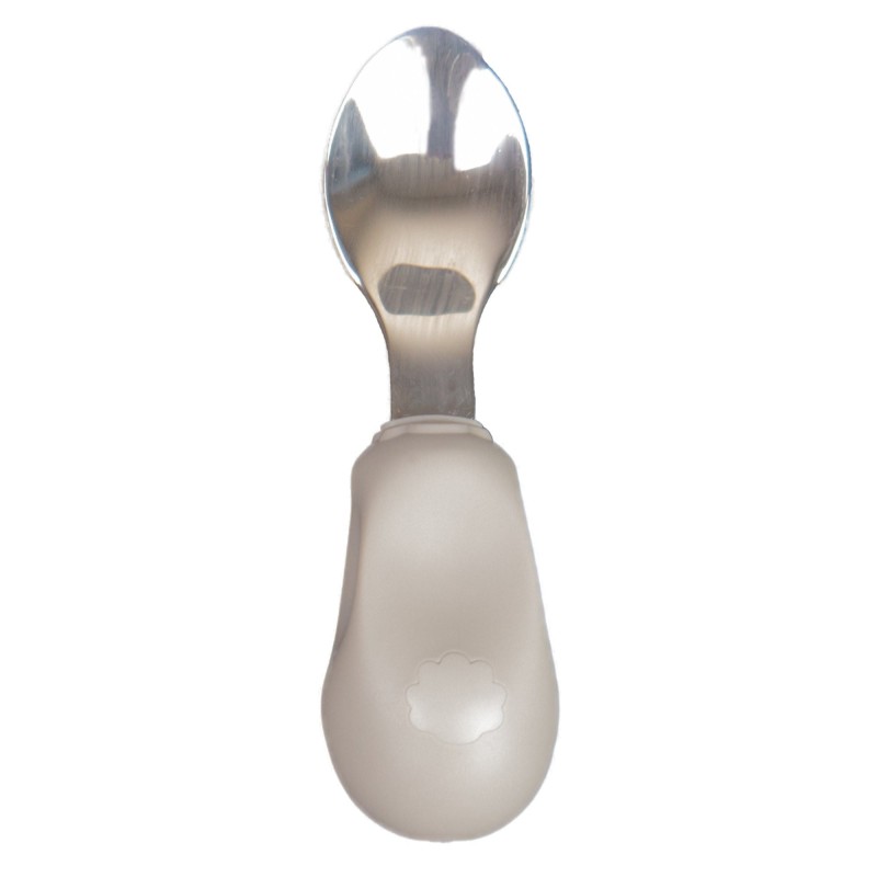 Sztućce Nana's Manners ETAP 2 Widelec i łyżka 1-3 lata Zestaw Szary