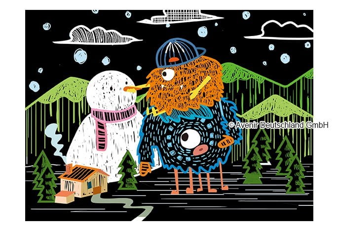 Wydrapywanki Potworki 8 szt. Scratch Monster - Avenir