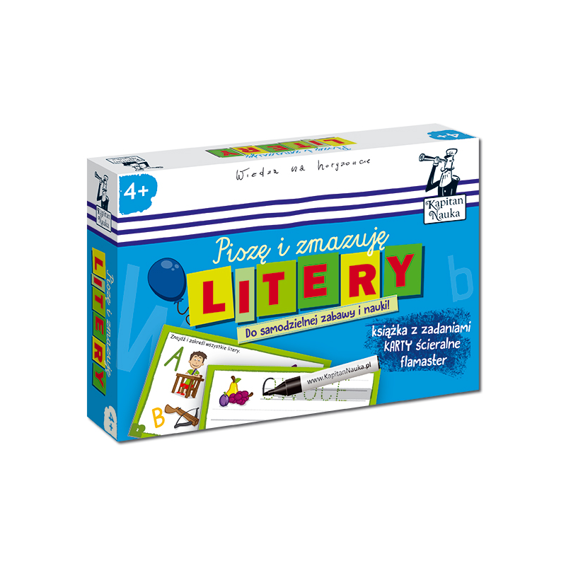 Litery. Piszę i zmazuję. Kapitan Nauka