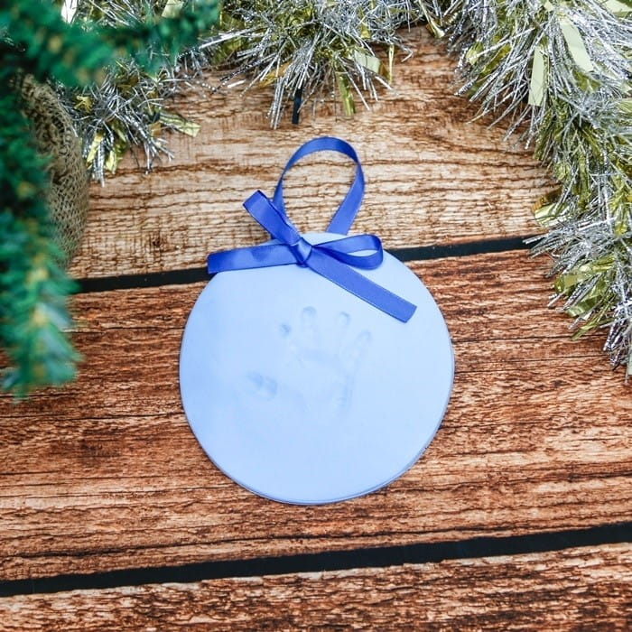 Odcisk Rączki i Nóżki Zawieszka Niebieska - Pearhead