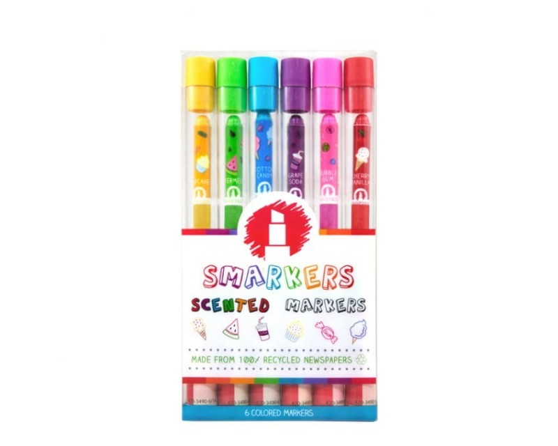 Scentco - pachnące Eko pisaki Smarkers 6 szt.
