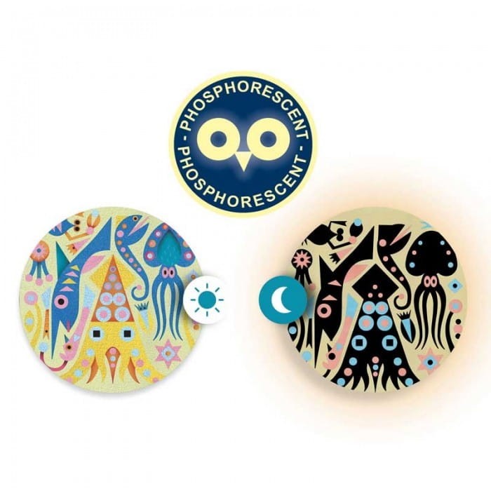 Zestaw Artystyczny z Kolorowane Piaskiem Ocean - Djeco