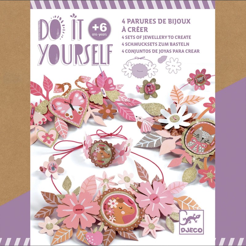 Zestaw do Tworzenia Papierowej Biżuterii DIY - Djeco
