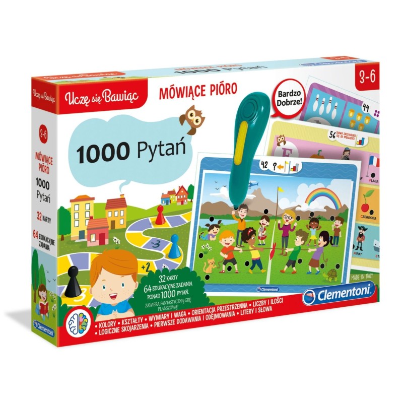 Mówiące Pióro. 1000 pytań - Clementoni