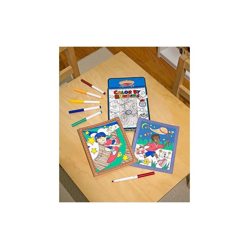 Kolorowanie po Numerach On the Go Boys - Melissa & Doug