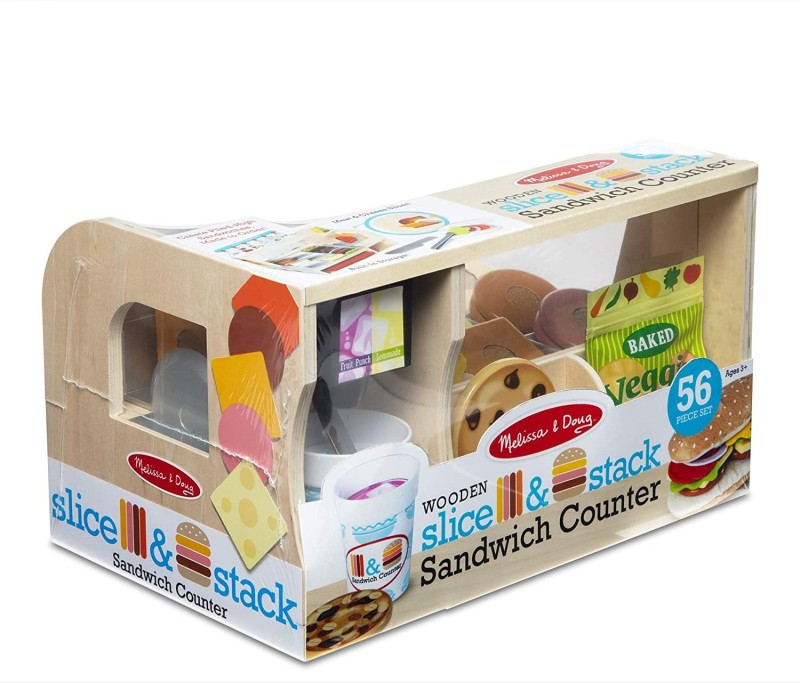 Bar Kanapkowy Slice & Stack Sandwich Counter - Melissa & Doug