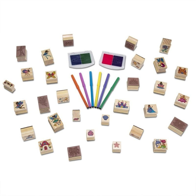Stempelki z Tuszem i Pisakami Wróżki - Melissa & Doug