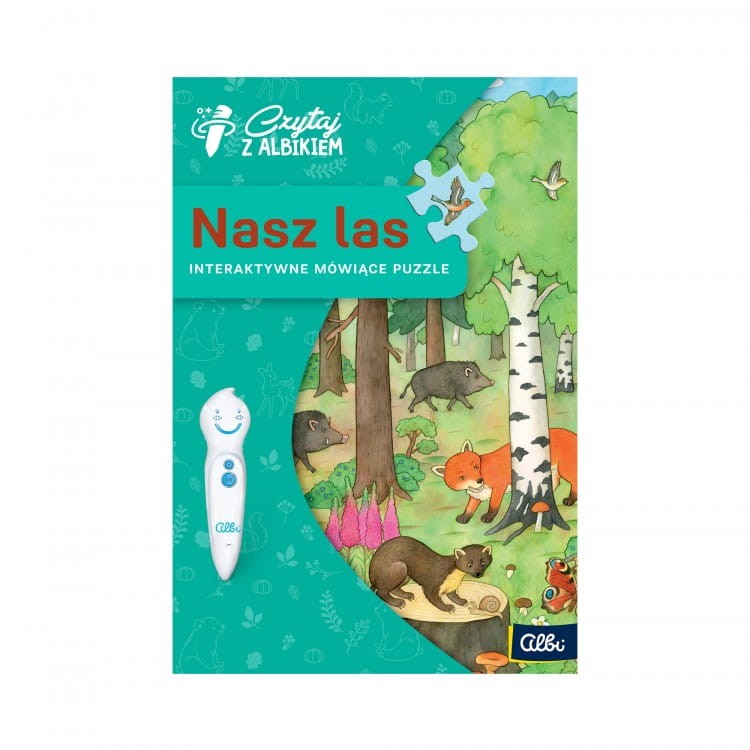 Puzzle 100 el Nasz las - Czytaj z Albikiem