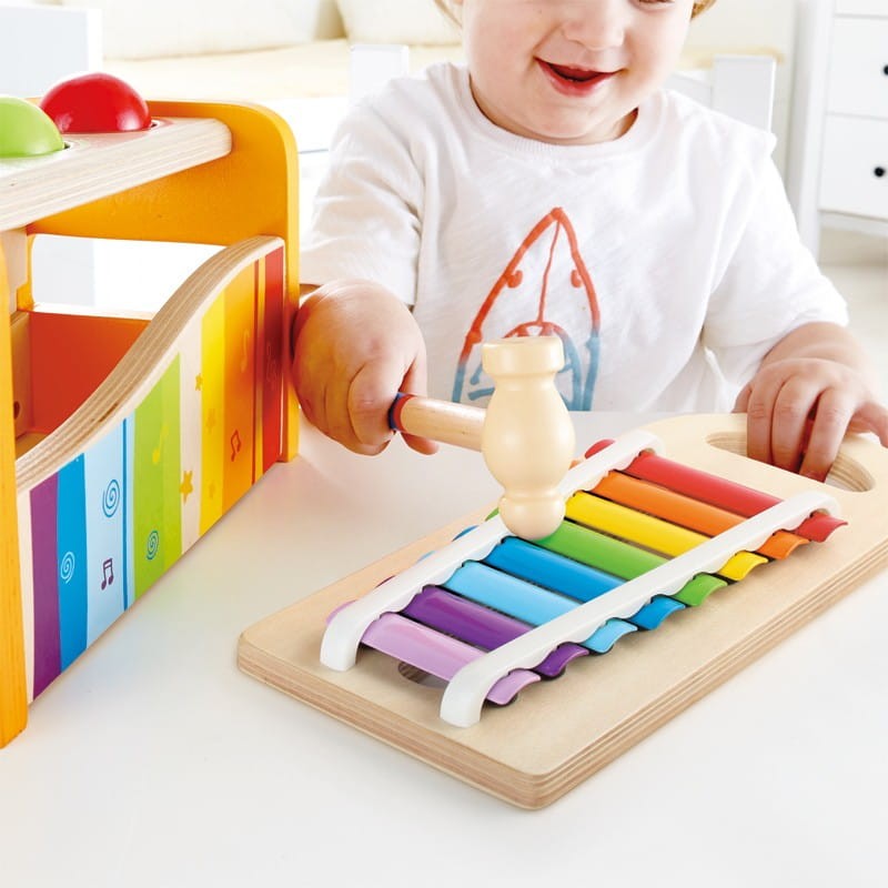 Muzyczny Ławeczka Cymbałki Sorter Xylophone - Hape