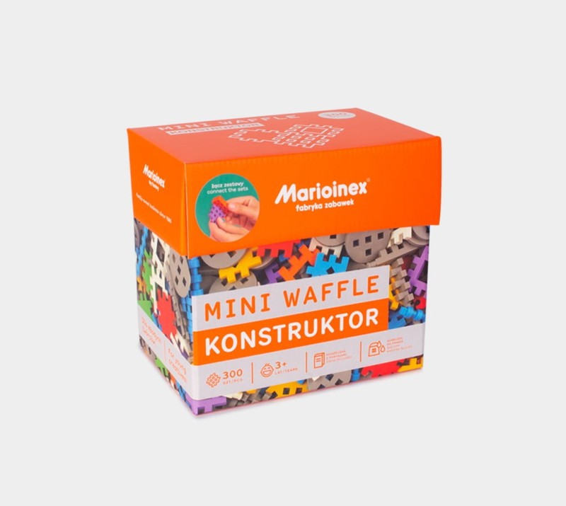 Mini waffle Konstruktor 300 Klocki Marioinex