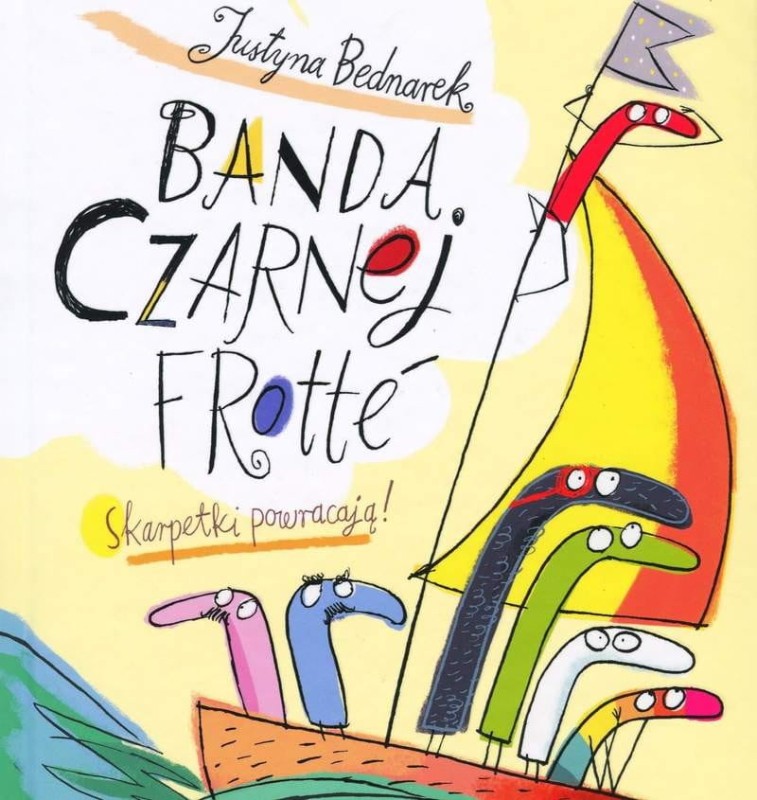 Banda czarnej frotte - Skarpetki powracają!