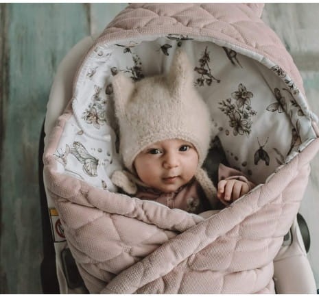 Kocyk do fotelika Natura gray - BabySteps