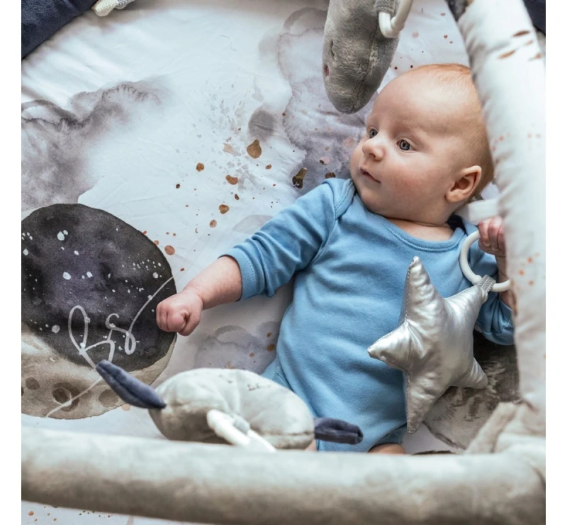 Mata Edukacyjna z Pałąkami Wolf Moonlight - BabySteps